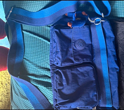 Kipling alvar blue nylon - kipling,
