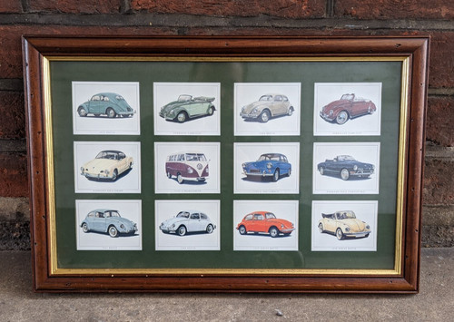 Framed classic car - cards, (a-3)