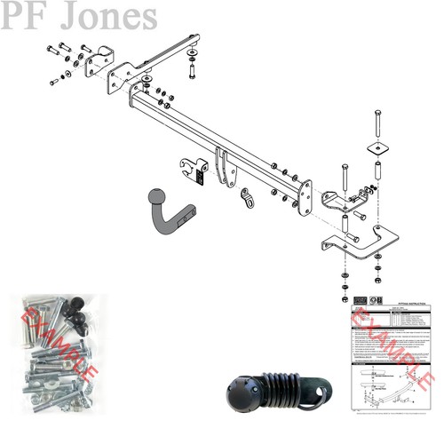 Pct towbar for honda - honda, jazz