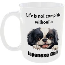 JAPANESE CHIN MUG DOG BREED OWNER GIFT MY COFFEE TEA CUP PET LOVERS CANINE FUNNY
