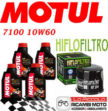 KAWASAKI Z SR 650 1978 1979 CUTTING KIT 4 LT MOTUL 7100 10W60 + OIL FILTER