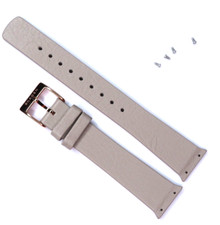Watch Strap Leather Grey SKAGEN Original SKW3052 Slide In