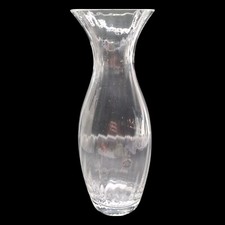 Darlington Crystal Willow Vase Boxed Ribbed Glass Vintage Quality Vase