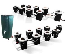 Eight Bucket RDWC System with 100L Reservoir – Complete Plug & Play Bundle 