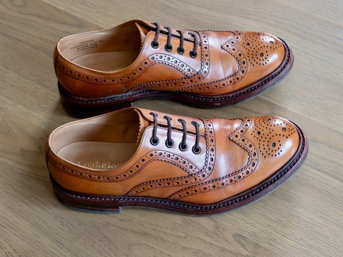 Loake 1880 tan brown brogues - tan,