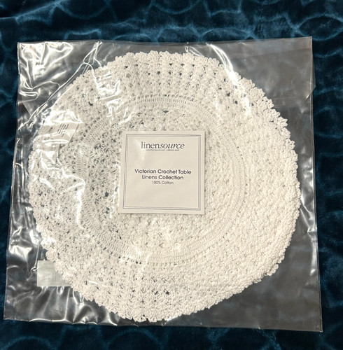 White cotton doilies 12 16 - white,