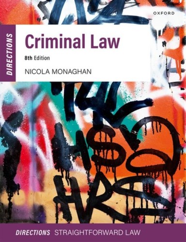 Criminal law directions - 8e, 8e