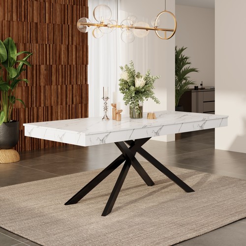 Extendable dining table - table, with