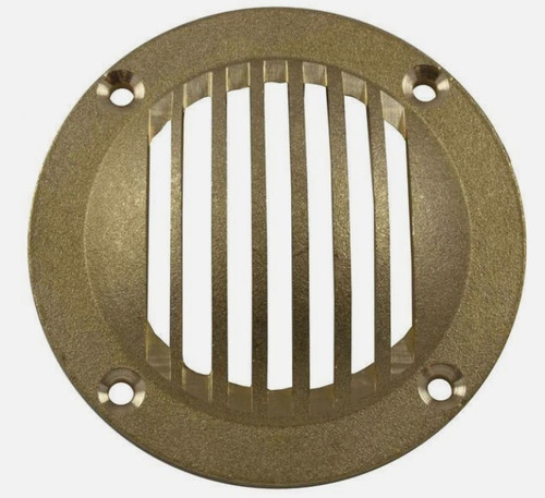 Brass round scoop - scoop, strainer