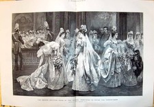 Old 1895 Drawing Throne Room