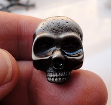 Pirate Skull Biker Motorcycle Pin Badge Hardcore Pre-Owned