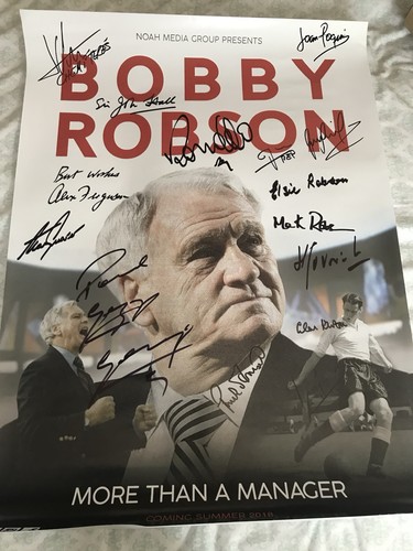 Signed bobby robson more - bobby, robson: