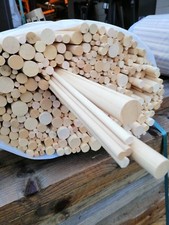 1.8kg Random, mixed diameter, 430mm long Dowel Rods FREE P&P