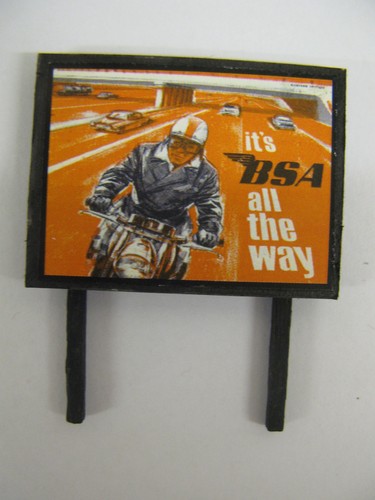 Bsa model railway billboard - railway,