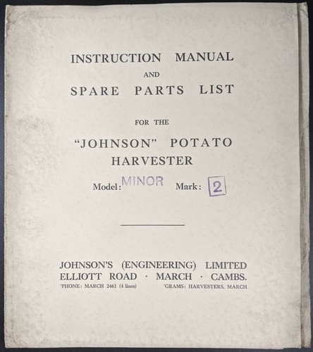 Johnson potato harvester - potato,
