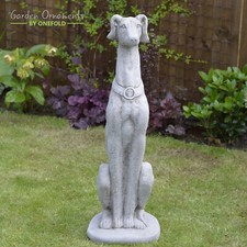 LIFE SIZE GREYHOUND HAND CAST