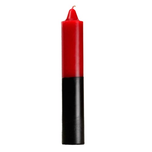 Red and black reversing pillar - red,