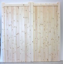 Wooden timber garage doors - wooden,