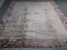 Antique Art Deco Chinese Area