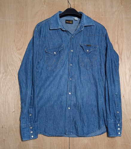 Vintage wrangler denim western - vintage,