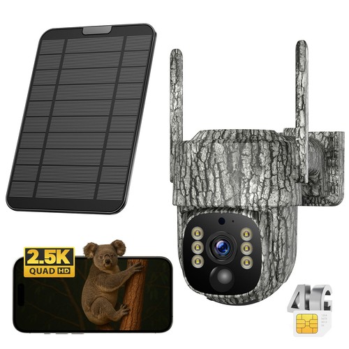 Solar wildlife camera - solar, 4g