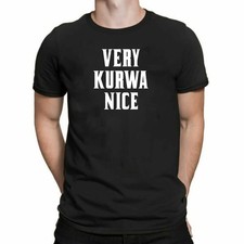 Polska Koszulka Mens Tshirt Very Kurwa Nice Polish Adult Kids Funny T-shirt Xmas