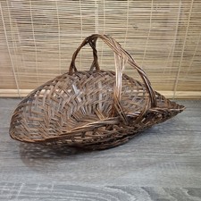 Vintage Woven Wicker Bread