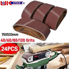 24Pack Sanding Belts 75X533mm