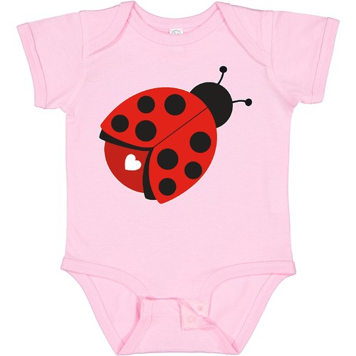 Inktastic ladybug with white - with, a