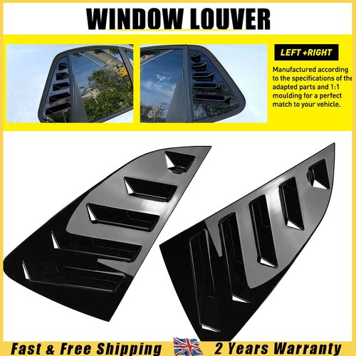 Gloss black window louver - window,
