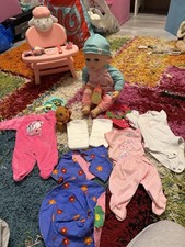 Baby Annabell Lunchtime Annabell With Lunchtime Chair And Access.