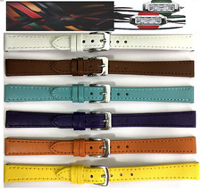 Ladies leather Watch Straps, High Quality Calf Grain Watch Straps, 12mm-20mm
