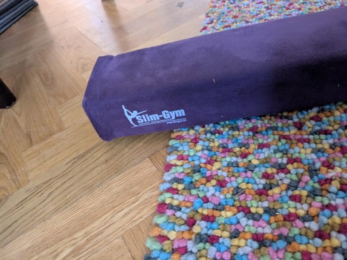 Slim gym purple - purple, foldable