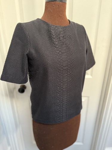 Topshop black snakeskin - topshop,