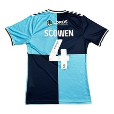 Wycombe Wanderers Football Shirt Mens Small 2024/25 Home Original Scowen #4