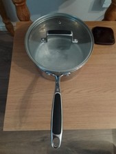 3 Litre Saucepan With Lid. Stainless Steel. Good Quality.