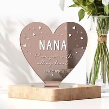 Personalised Heart For Nana