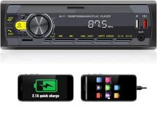 Car Stereo Radio Single 1 Din Bluetooth MP3 Player In-dash Head Unit FM/USB/AUX