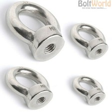 LIFTING EYE NUTS A2 STAINLESS