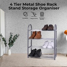 4 Tier Shoe Rack Stand Compact