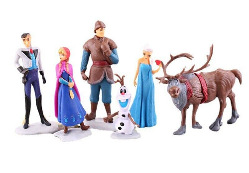 6pcs frozen princess - 6pcs,