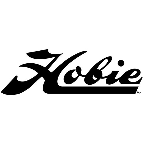 Hobie script decal black - script,