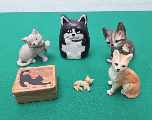 Cat ceramic pottery - pottery, &