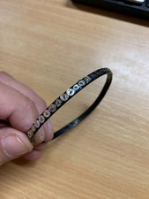 VINTAGE BLACK PLASTIC WITH