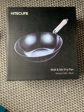 Large Wok Stir Fry Pan Woks New  12 inch / 30cm Deep Large Wok 