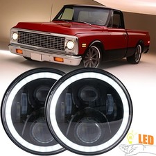 Pair 7 inch Round LED