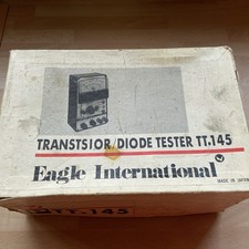 Vintage Transistor Diode Tester TT-145 Eagle International Used Boxed UNTESTED