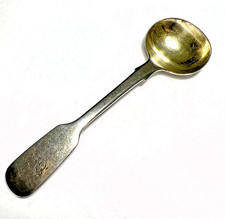 Victorian solid silver salt