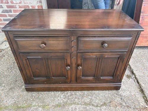 Ercol brown cabinet sideboard - brown,