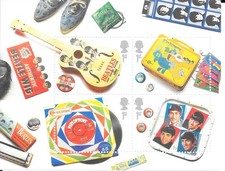THE BEATLES MINI SHEET.  £6.80 FV. MINT  MNH